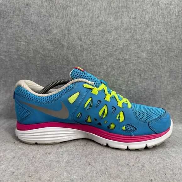 Nike Shoes Womens Size 7 Dual Fusion Run 2 Blue Pink Athletic Sneaker 599793-401 - Picture 6 of 9